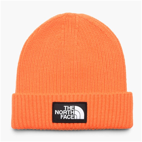 Herrmode trend orange beanie the north face