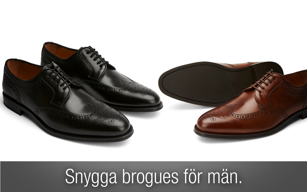 Brogues. Snygga brogue skor för män