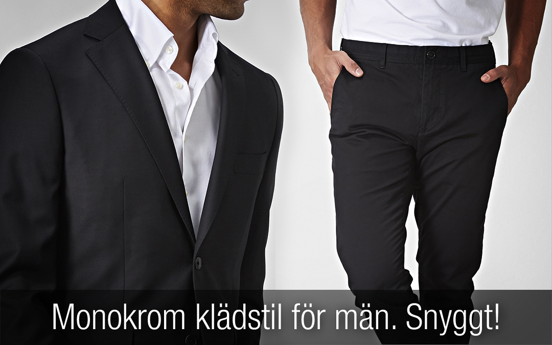 Monokrom klädstil för män: snygga outfits med svarta och vita kläder!