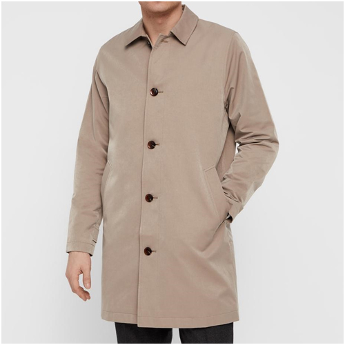 Trenchcoat herr beige Samsoe Samsoe