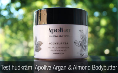 Test kroppssmör: Apoliva Argan & Almond Bodybutter