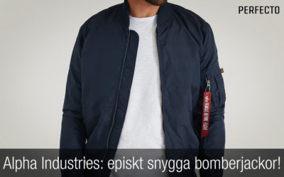 Alpha Industries bomberjacka herr. Episkt snygga bomberjackor.