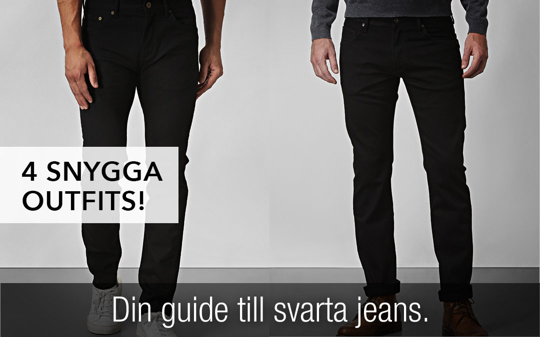 Svarta Jeans herr outfit: Din guide