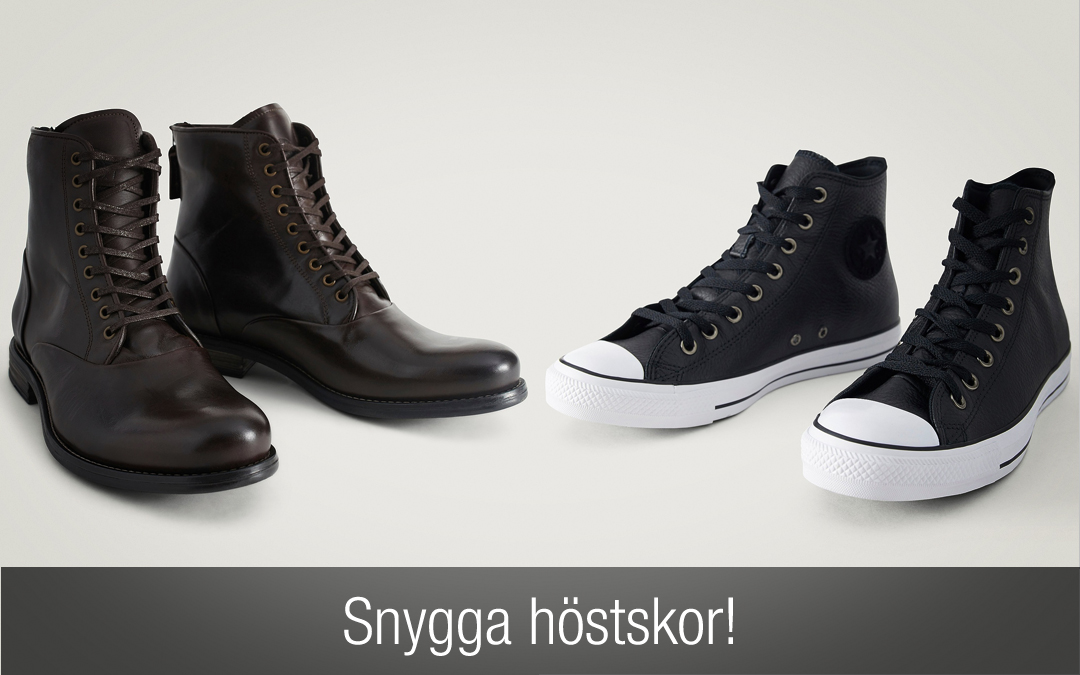 Herrskor snygga sneakers, boots, kängor, dressade och mera för herr!