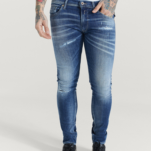 slitna jeans herr Replay