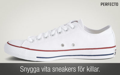 Vita sneakers herr 2021. Snygga sneakers för varje plånbok och stil!