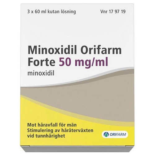 Test: Orifarm Forte! Medel och behandling av manligt håravfall!