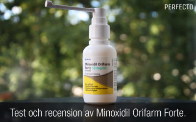 Test: Minoxidil Orifarm Forte. Resultat och behandling av manligt håravfall.