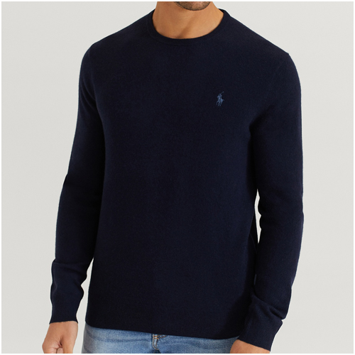 stickad ralph lauren tröja herr