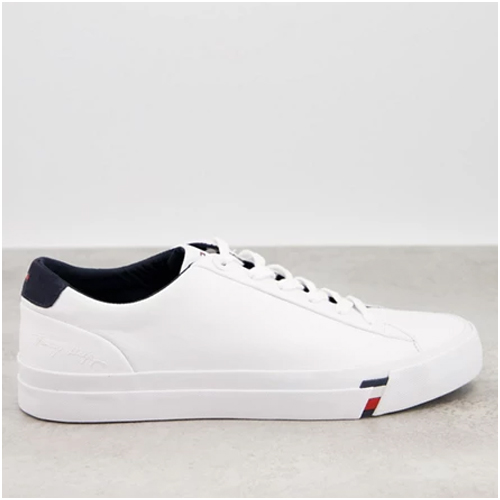 tommy hilfiger vita sneakers herr