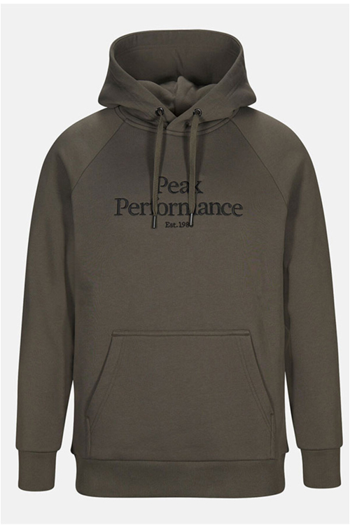 peak performance grön hoodie herr