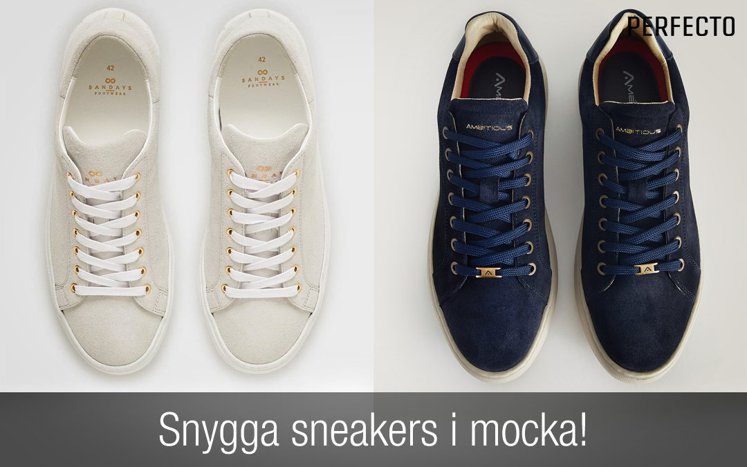 Mocka sneakers herr