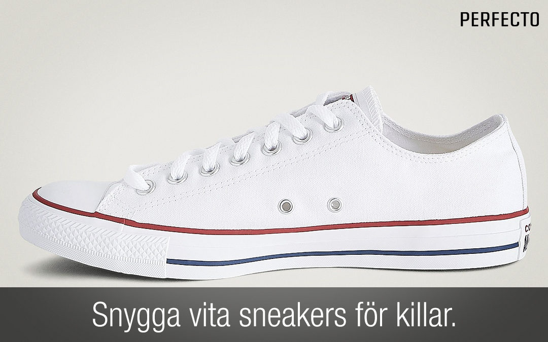 vita sneakers herr